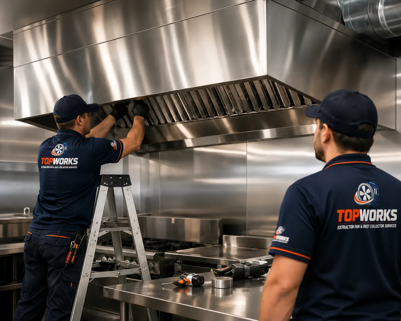 Commercial kitchen extractor canopy service South Africa
