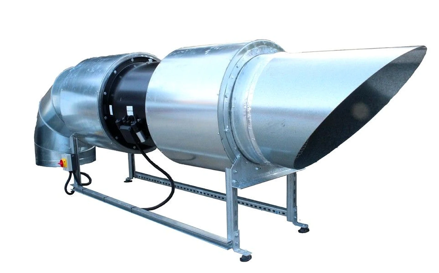 Rooftop kitchen extraction fan and ducting system South Africa